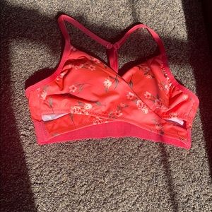 Pink swim to gym top